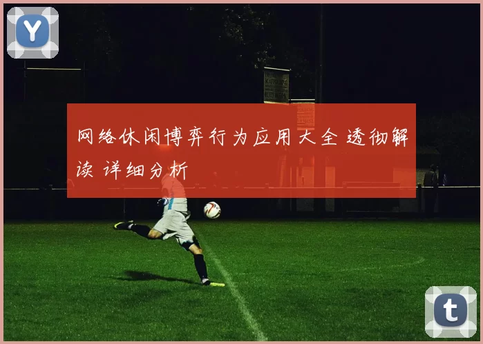 网络休闲博弈行为应用大全 透彻解读 详细分析