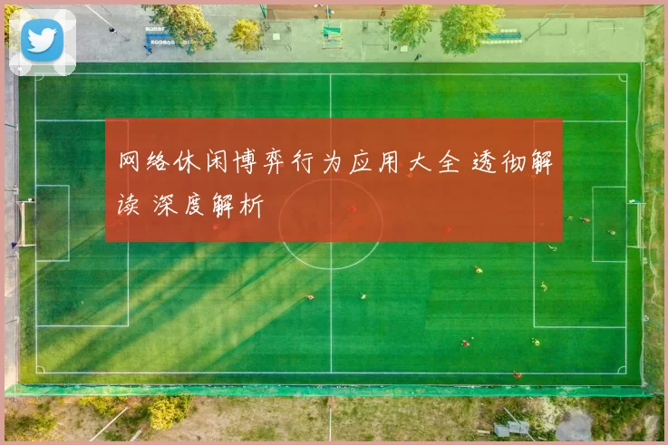 网络休闲博弈行为应用大全 透彻解读 深度解析